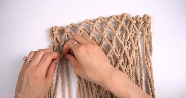 Bochiknot macrame - How to DIY a $2000 Prada Macrame Net Bag for $8