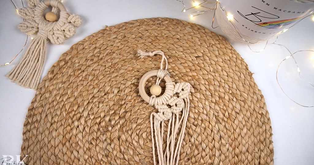 Bochiknot macrame Christmas Angel with wings DIY Pattern