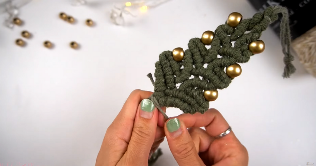 Bochiknot macrame Christmas Tree Ornament