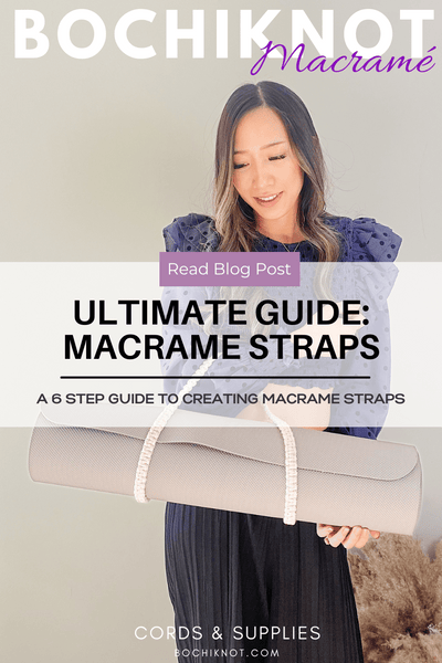 Bochiknot Macrame yoga Strap DIY Knot Pattern Guide