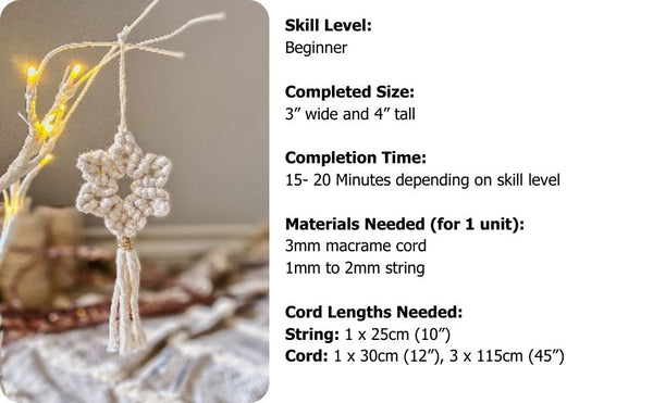 5 Christmas Macrame Ornaments To DIY This Holiday Season