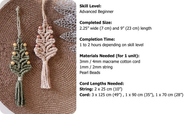 5 Christmas Macrame Ornaments To DIY This Holiday Season