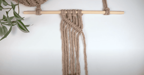 Bochiknot Macrame Diagonal Double Half-Hitch Knot