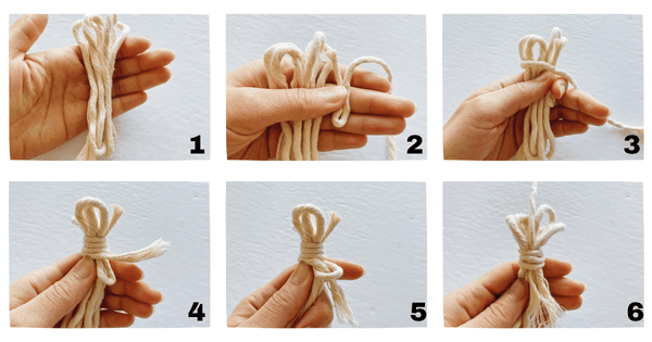 Bochiknot macrame gathering knot