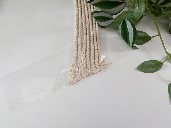 how to macrame, tips for macrame beginners, how to cut straight fringe