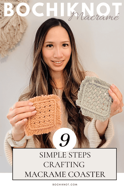 Bochiknot Macrame Coaster DIY