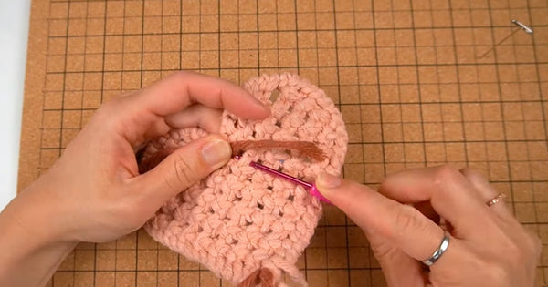 Bochiknot Macrame Heart-shaped coaster pattern DIY step by step tutorial for beginners