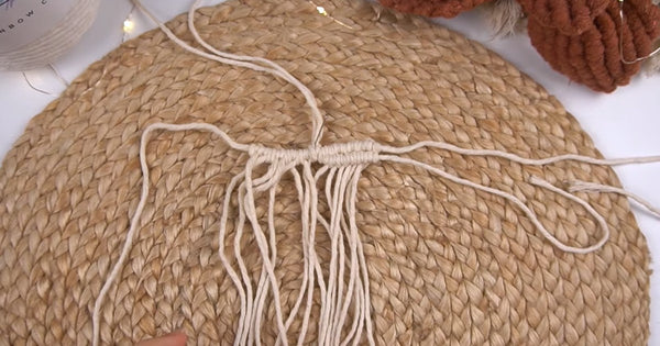 Simple & Beautiful DIY Macrame Angel Ornament on a Ring