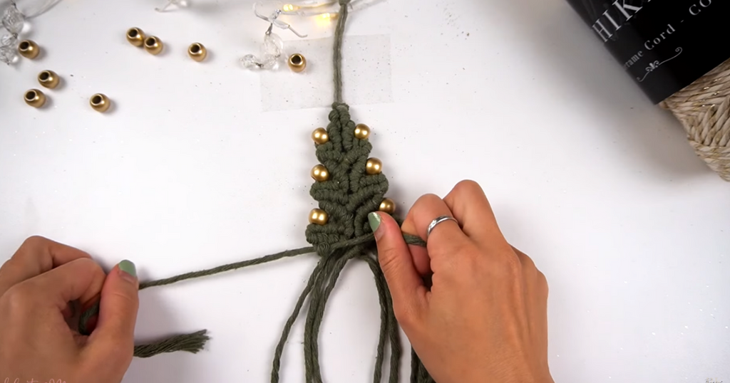 Bochiknot macrame Christmas Tree Ornament