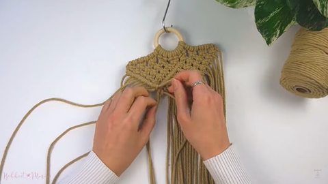 Macrame Wall Hanging With Pocket