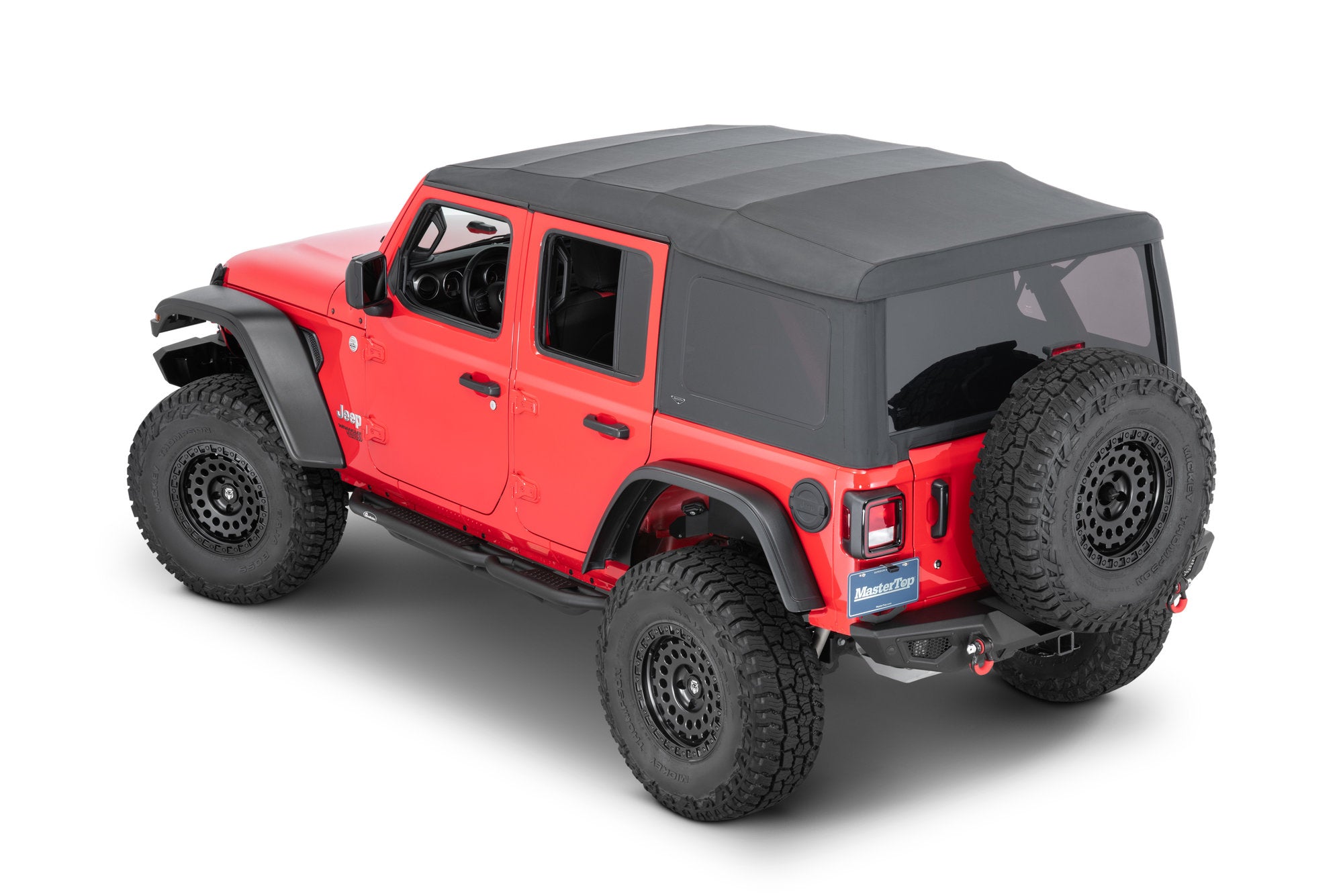 MasterTop 15601635 Complete Soft Top Black Diamond Fits 2018-Current J –  PVE OffRoad