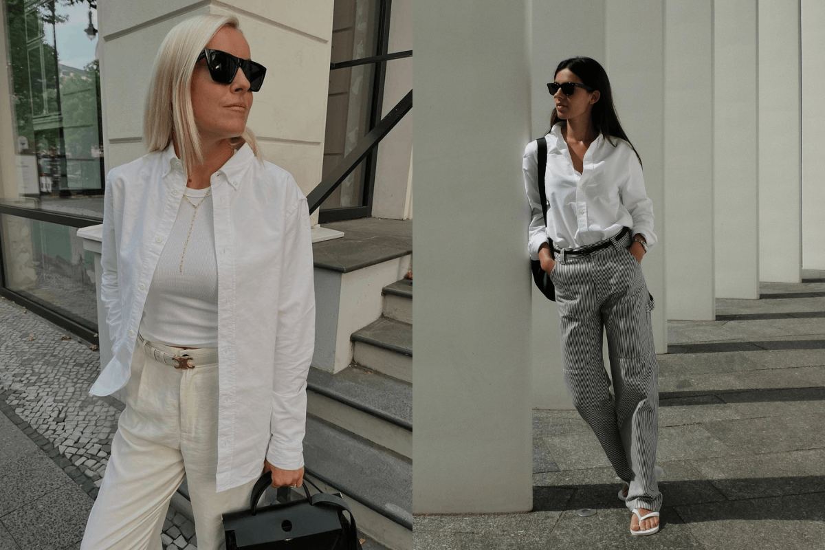 Die besten Boxy-Looks für Damen SANVT Oxford-Hemd Business