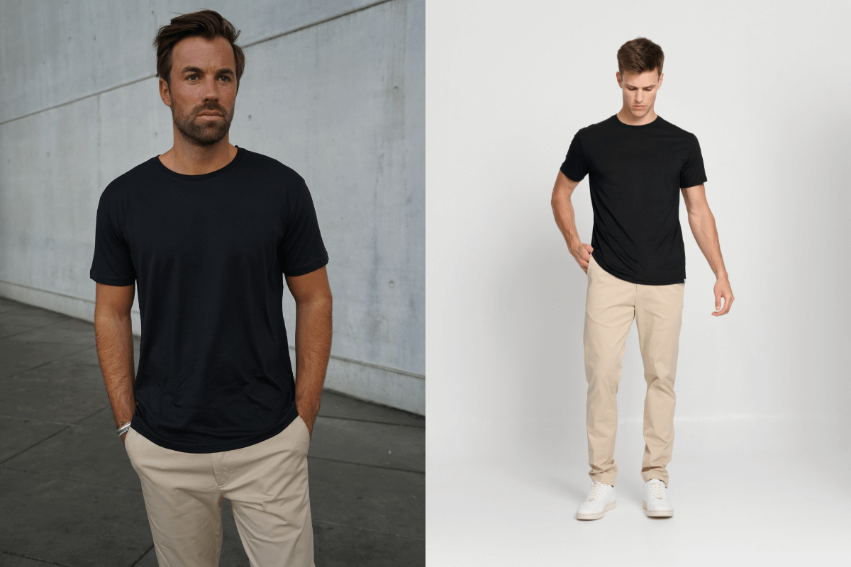 How to Style a Black T-Shirt SANVT