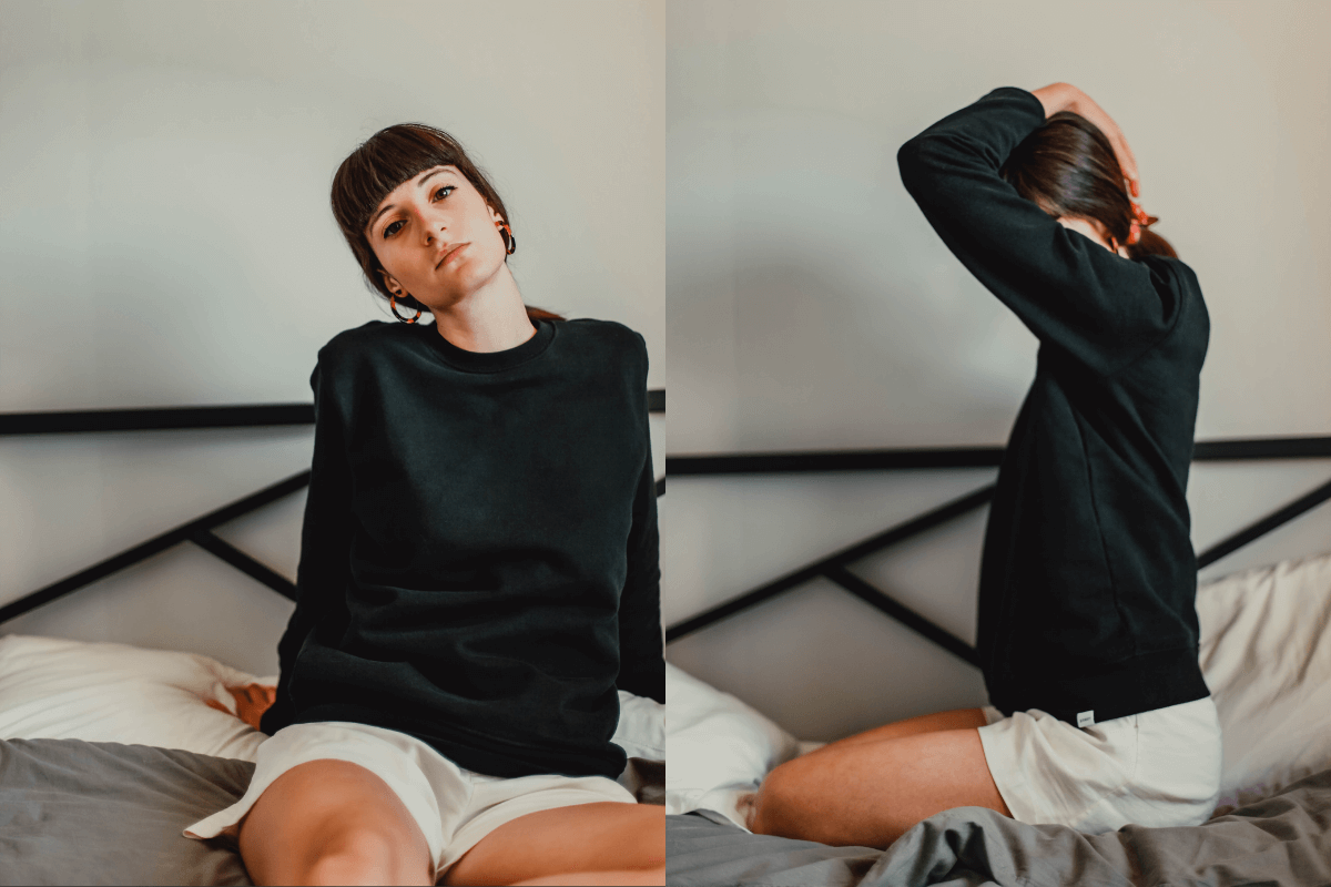 How to Wear a Sweatshirt for Women SANVT minimalist