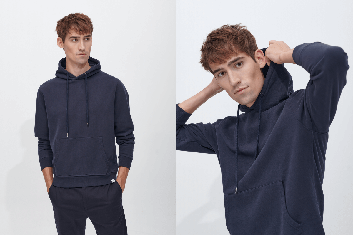 How to style a navy blue hoodie? Style Guide for Men