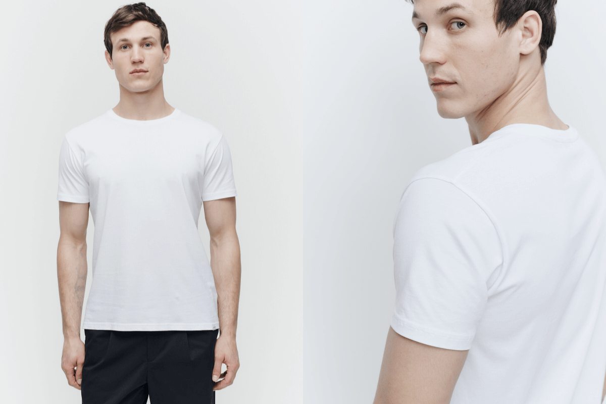 Was ist ein Mittelgewichts-T-Shirt? SANVT weißes T-Shirt
