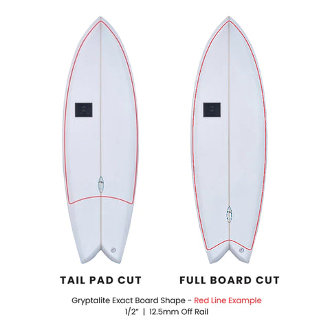 SJS tail or full board cut directly from the USA