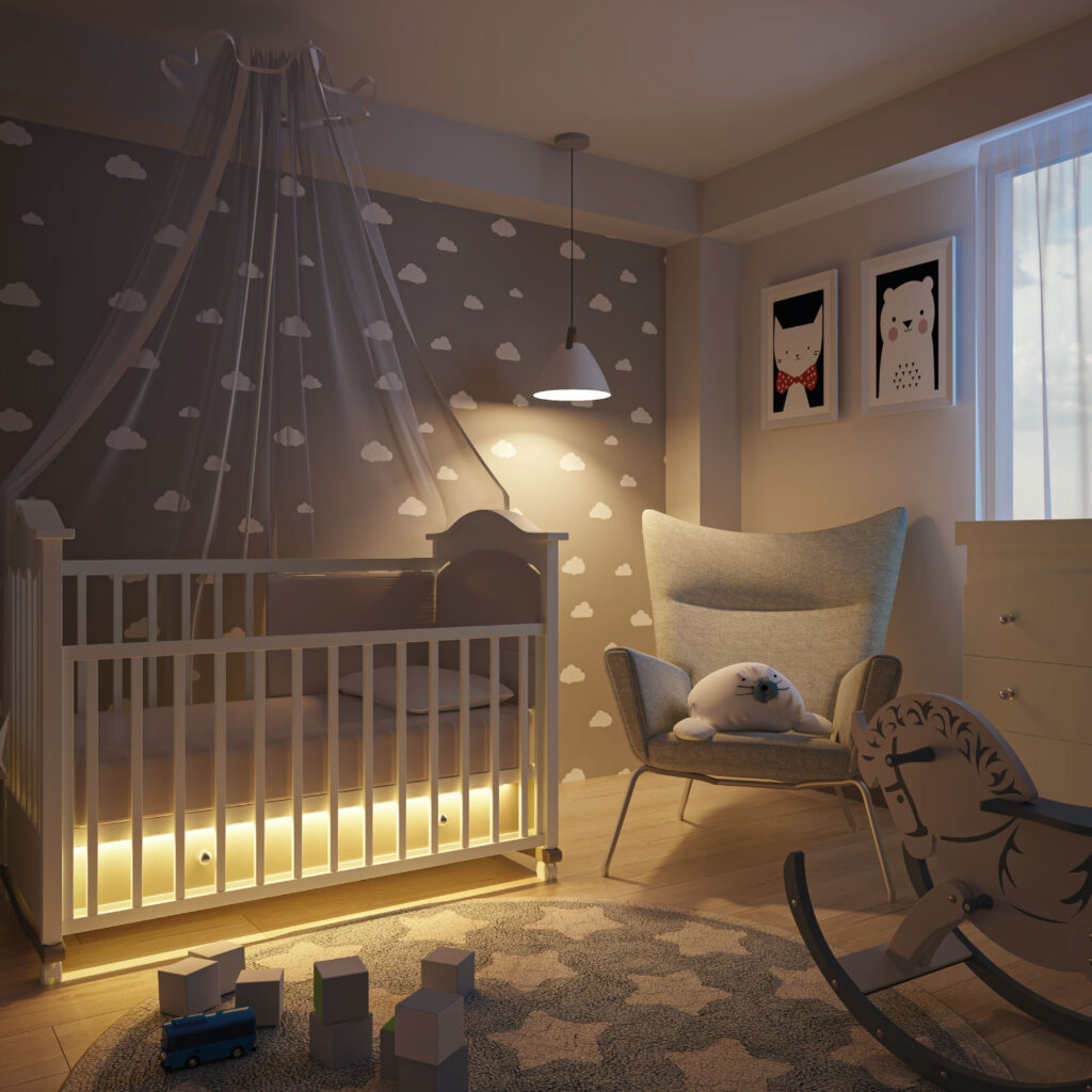 Despertar al mundo, las mejores lámparas para cuarto de bebé.