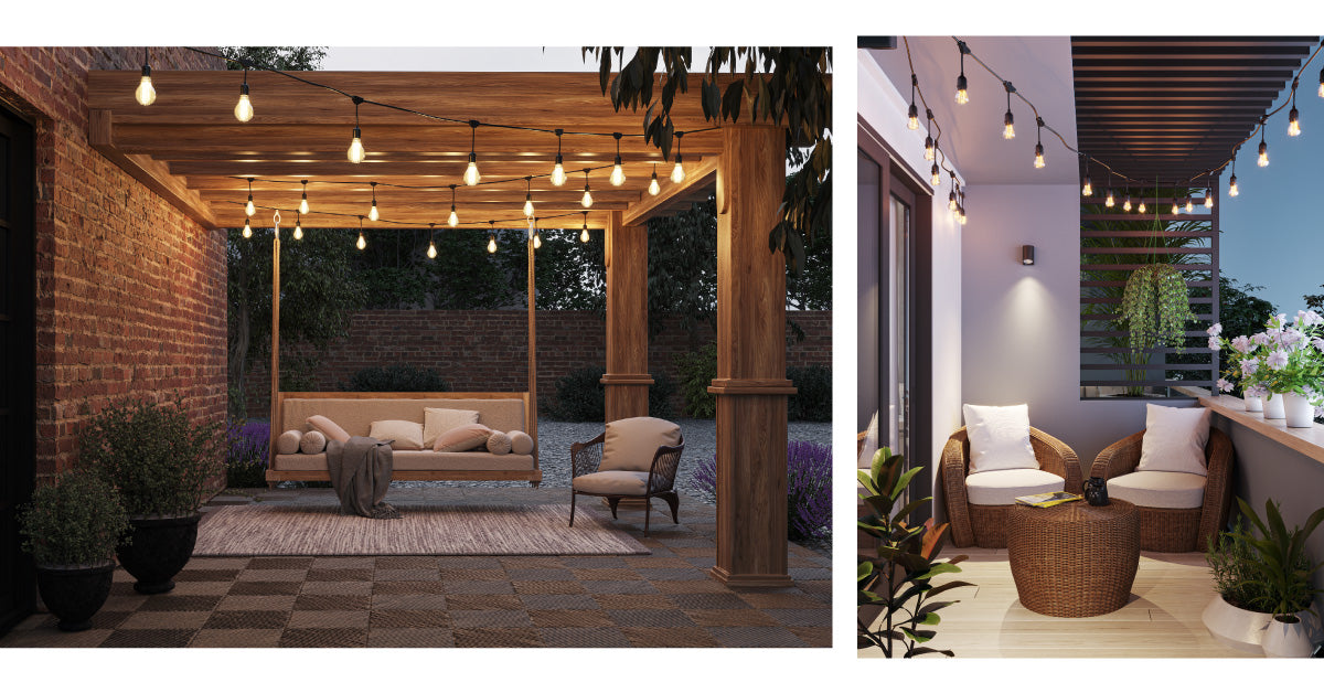 Iluminación de exterior perfecta: cómo elegir las lámparas para espacios  abiertos - IBILAMP