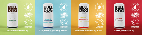 Bulldog deodorant scents