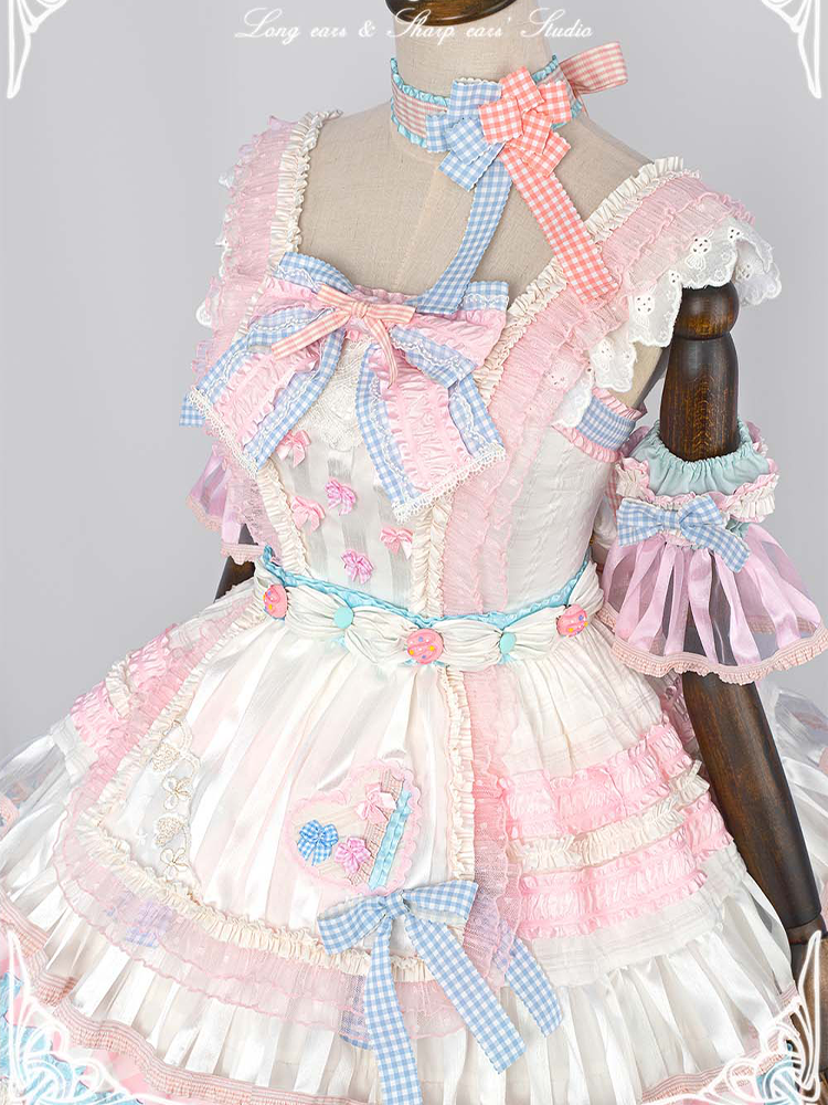 JSK Full Set ♥Pre-order♥Ice Cream Cake ♥Sweet Lolita Dress – nbsama