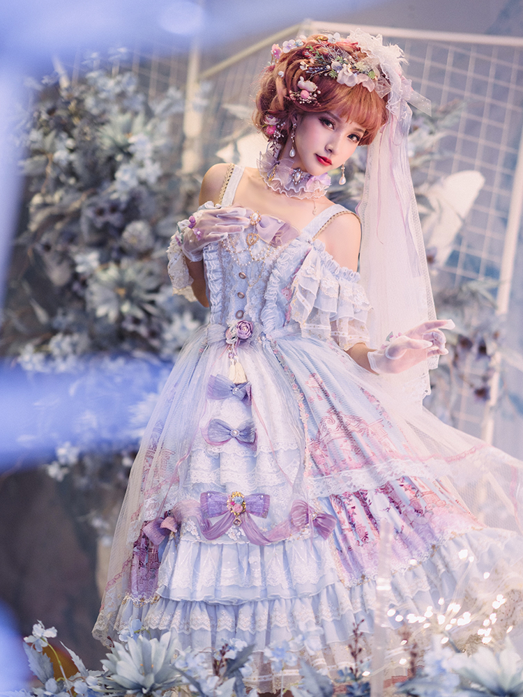 JSK Set ♥Ready to Ship♥Song in the moonlight ♥Hime Lolita Dress – nbsama