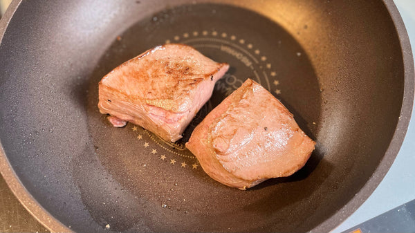 タン フライパンで焼く