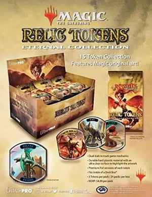 Magic The Gathering:  RELIC LIFE COUNTER TOKENS - Eternal Collection by Ultra Pro (packs) - Lake Hartwell Collectibles - Relic Tokens Magic The Gathering