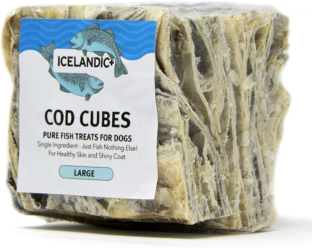 Icelandic+ Cod Skin Large Cube Dog Treat