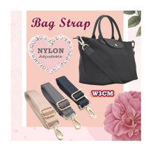 Load image into Gallery viewer, Adjustable Korea Replacement Bag strap - Model E [Silver Buckle]
