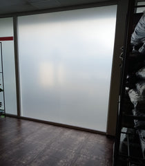 Shop window frosted glass