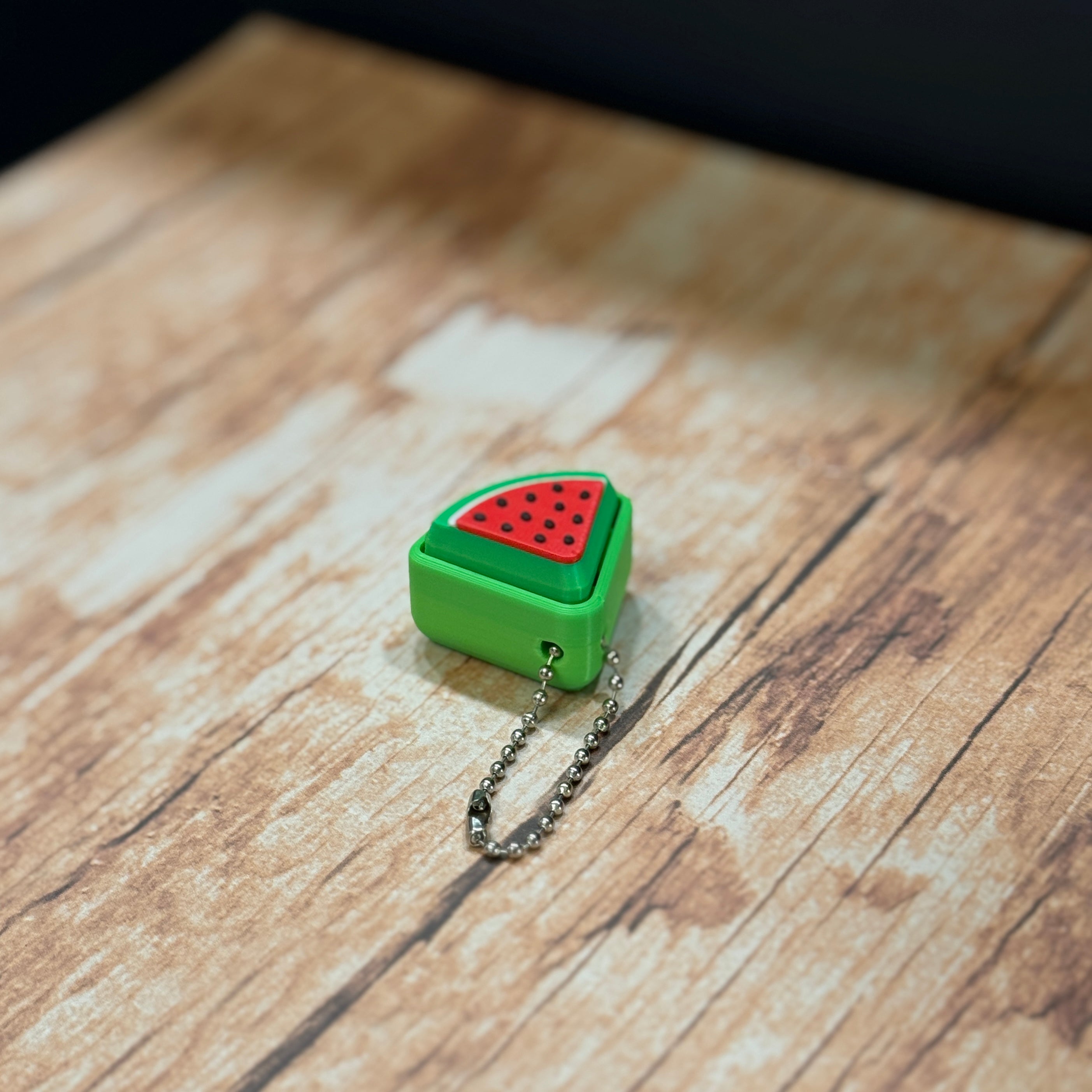 Watermelon Fidget Clicker Keychain