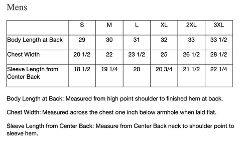 Size Chart - Mens Port Authority ® K810 SuperPro React ™ Polo