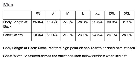 Size Chart - Port Authority F236 Mens Sweater Fleece Vest