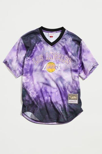 Los Angeles Lakers Mitchell & Ness Authentic Shooting Shirt - Mens