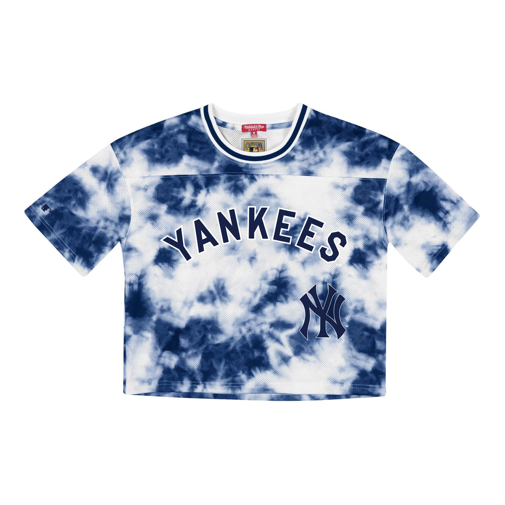 New York Yankees MLB Womens To Tie-Dye For Crop Top