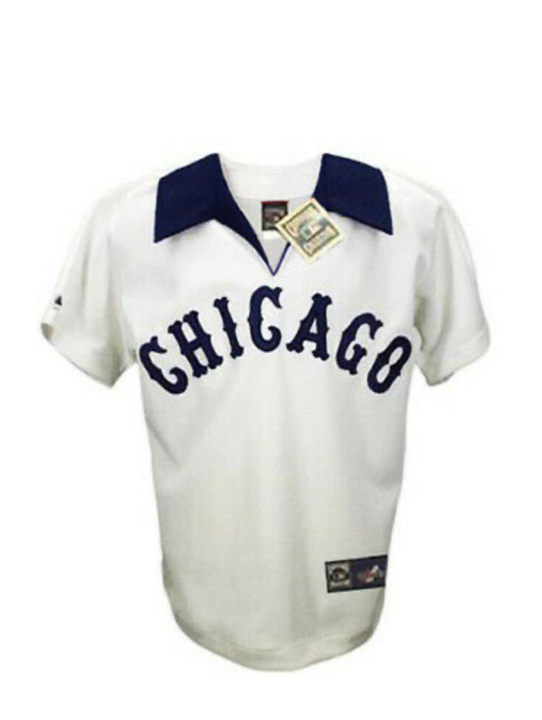 Men's Mitchell and Ness Chicago Cubs #26 Billy Williams Authentic Cream  1969 Throwback MLB Jersey