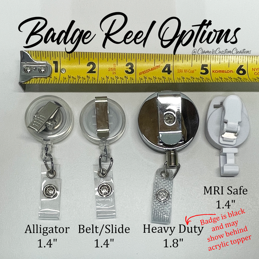 Lung Badge Reel Belt/Slide