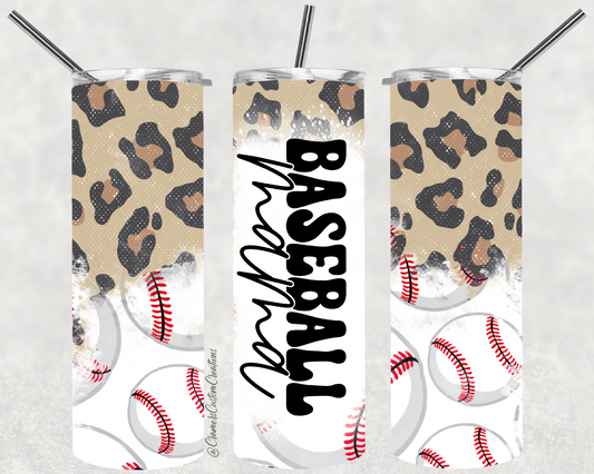 Baseball mom glitter mason jar, baseball mom glitter tumbler, baseball –  K.C.'s Creations Station