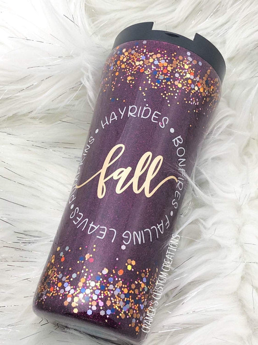 CHICK-FIL-A GLITTER TUMBLER – Non-Stop Glitter Shop