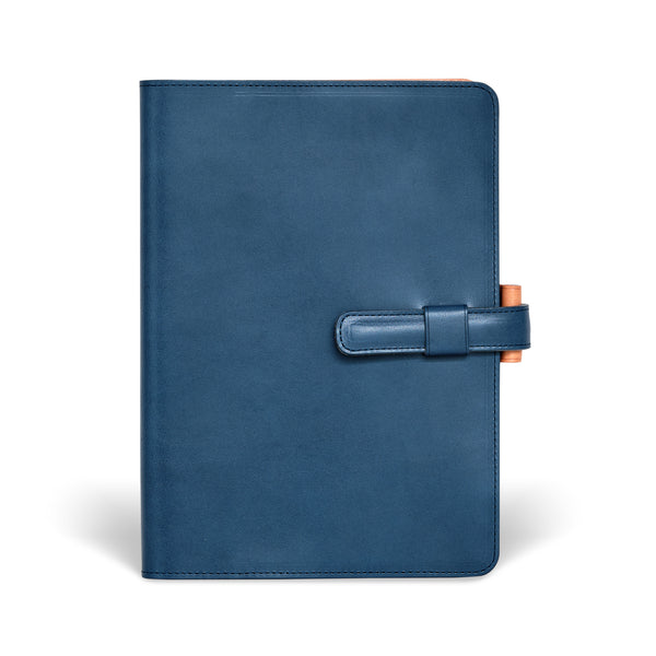 Yokohama A6 Leather Notebook Cover (orange, green or blue
