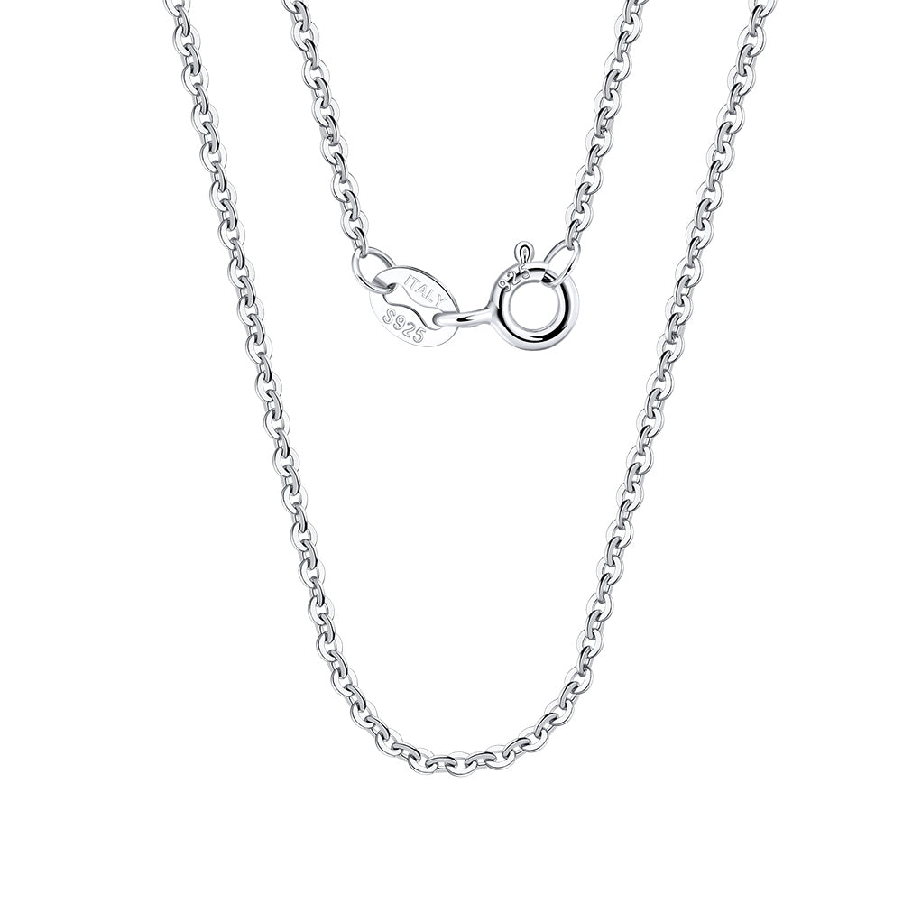 8 Silver Cable Chain Necklaces You Need To Get | Classy Women Collection