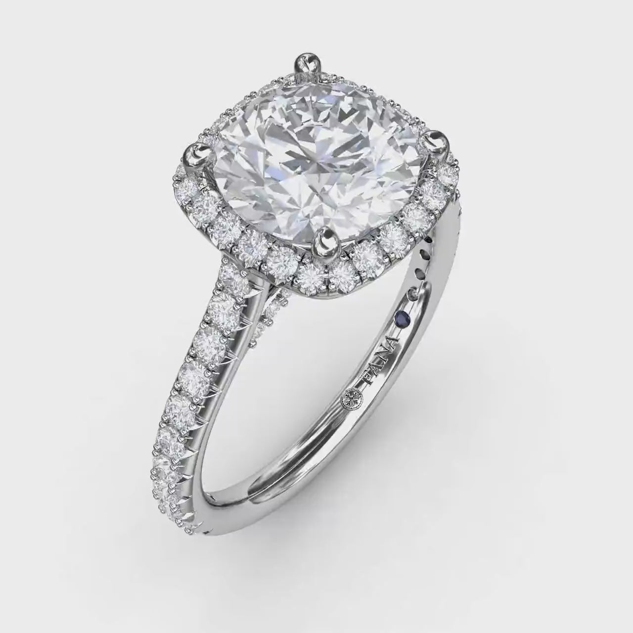 Platinum Cushioned Brilliant Cut Diamond Ring 0.70ct G/SI | Johnsons  Jewellers