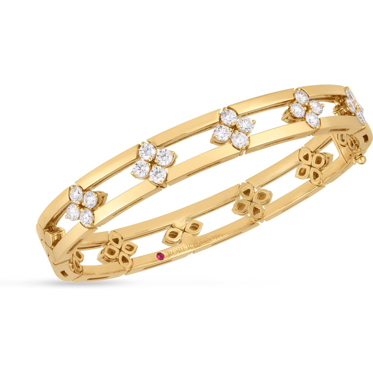 Roberto Coin 18K Rose Gold Verona Bangle Bracelet – Long's Jewelers