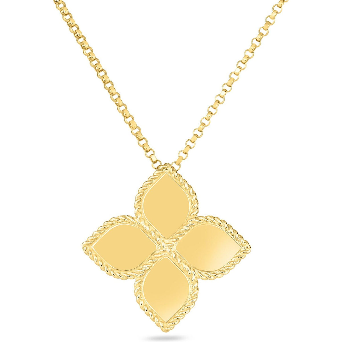 Roberto Coin 18K Yellow Gold Princess Flower Medium Pendant With Diamonds -  Wholsale Appliances and Electronics Store