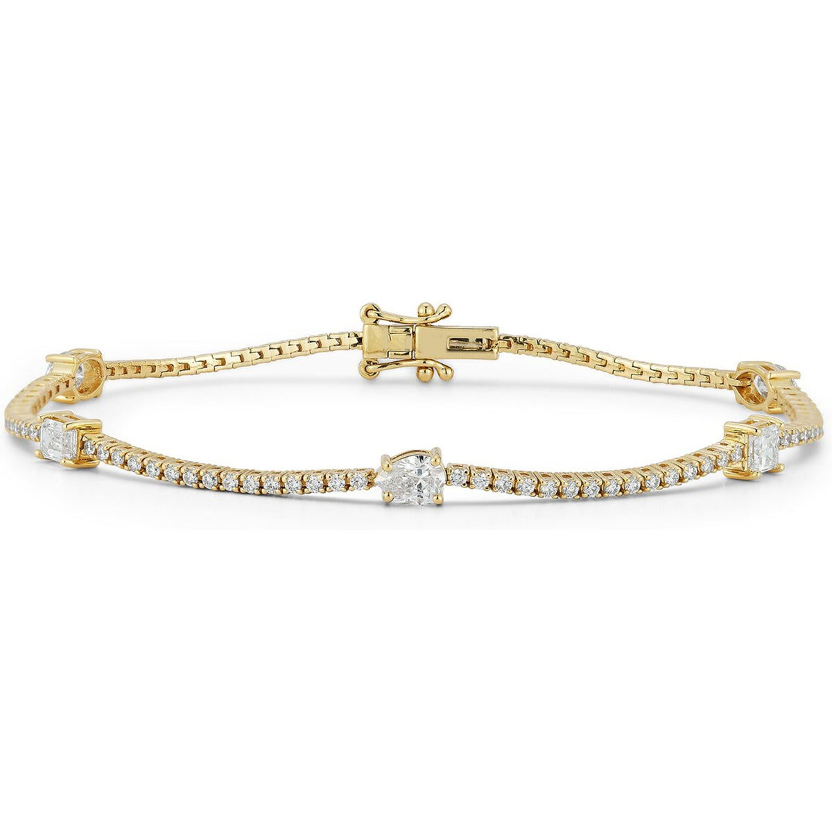 Sofer Jewelry Two Row Diamond Tennis Bracelet