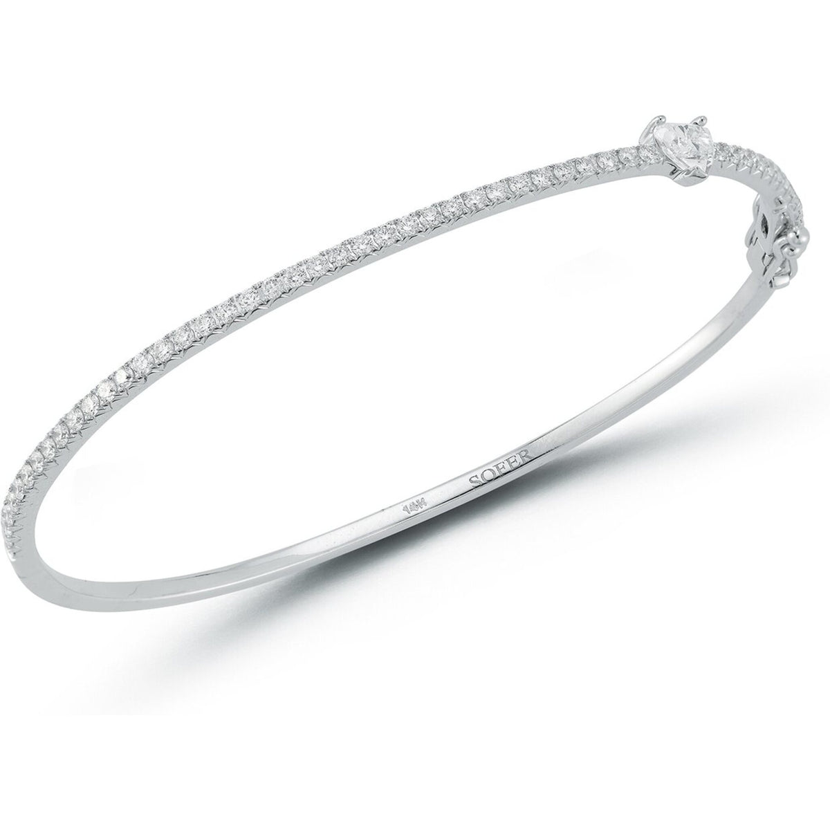 Cartier 100th Anniversary Diamond Star Trinity Bangle Bracelet by Cartier