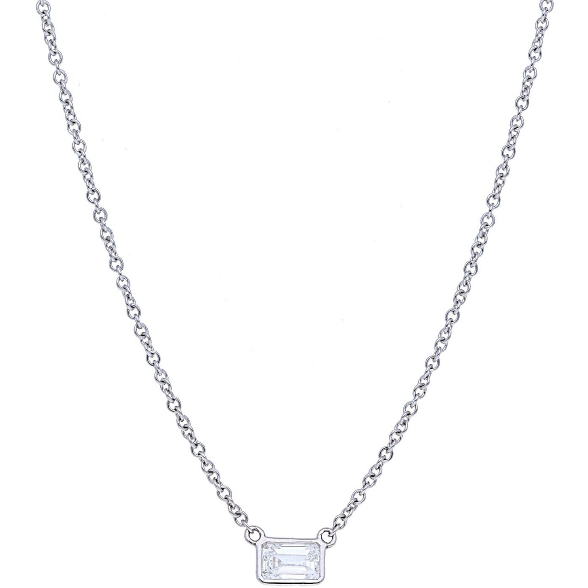 Prong or Bezel Set Diamond Solitaire Pendant Necklace – deBebians