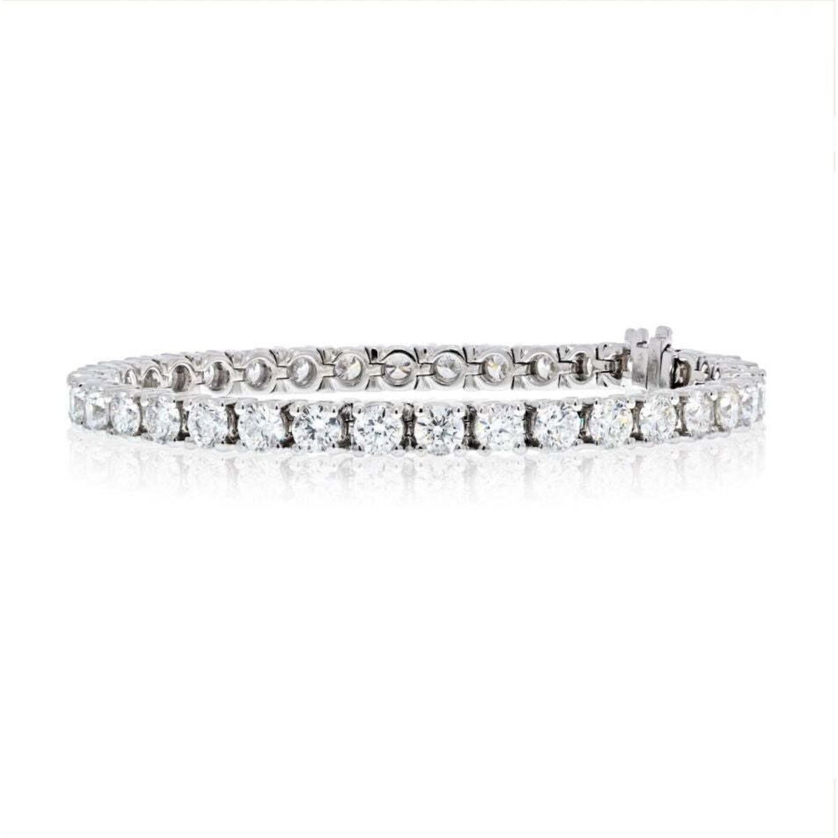 Louis Vuitton 18K Diamond Lockit Bracelet - 18K White Gold Bangle, Bracelets  - LOU155016