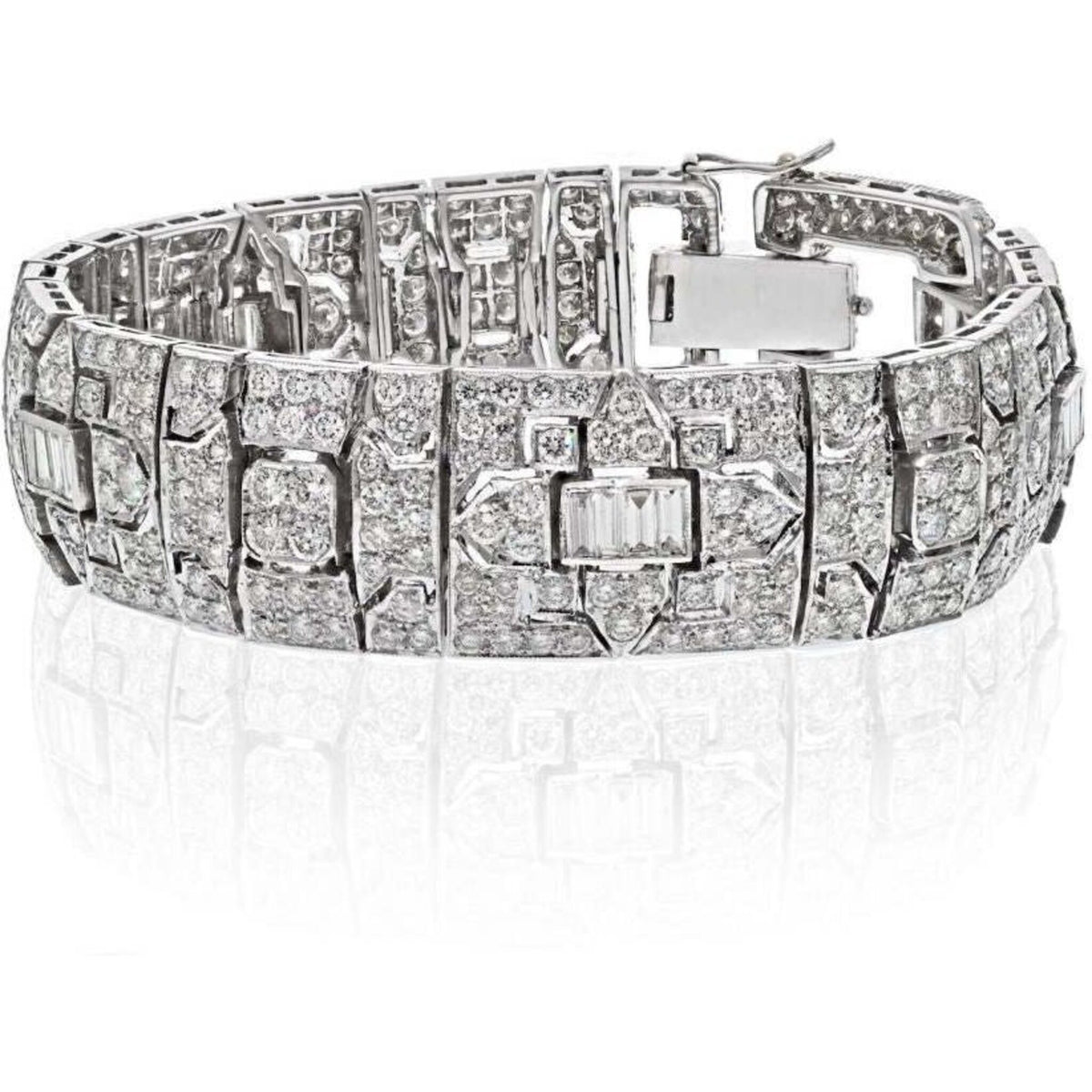 Bvlgari 18ct White Gold Bracelet - Diamond & Black Onyx 4 Charms -  Jewellery Cave London